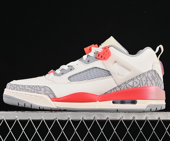 Paris Saint-Germain x Air Jordan Spizike Low HF8827-100 - Sail / Wolf Grey / Cement Grey / Infrared 23 Sneaker
