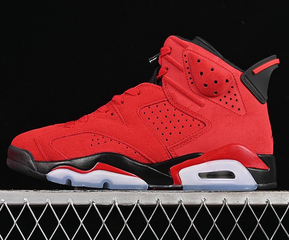 Men's Air Jordan 6 Retro 'Toro Bravo' Varsity RED Black CT8529-600 Basketball Sneaker