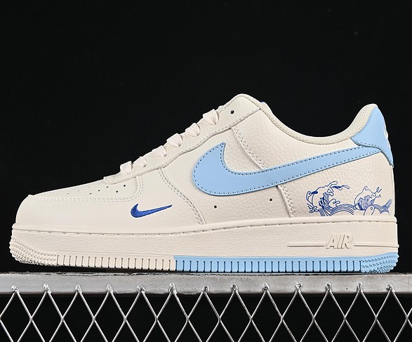 Nike Air Force 1 Low '07 White Blue CS5288-027 Sneaker