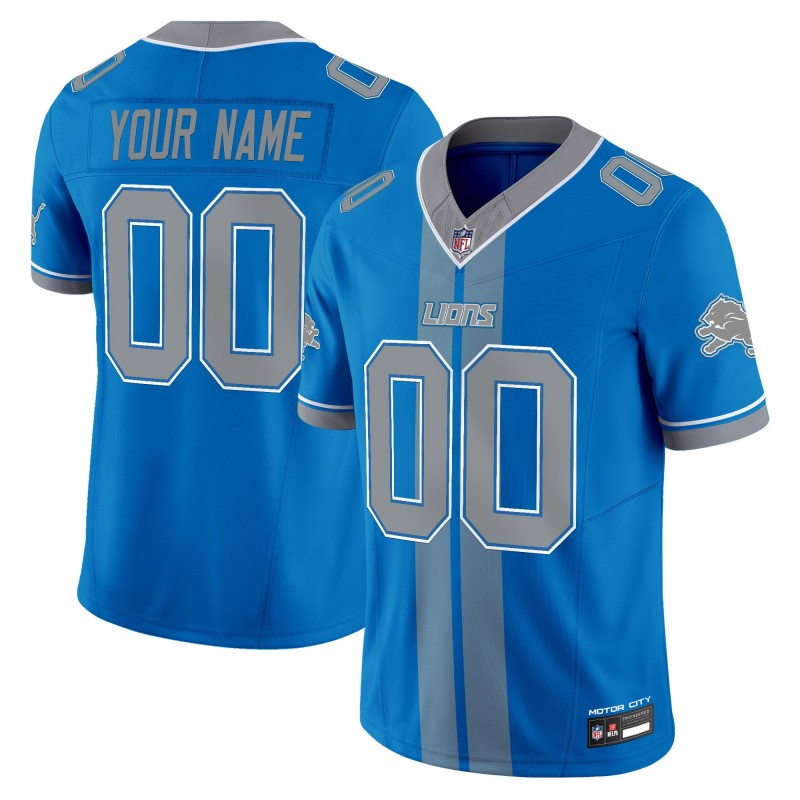 Detroit Lions Custom Nike 'Motor City Racing Edition' Vapor Limited Stitched NFL Jersey - Blue