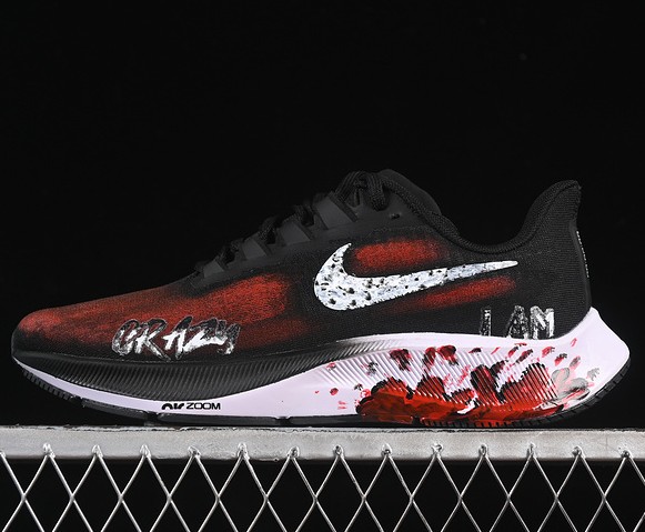 Nike Air Zoom Pegasus 45 Black White Red BQ9647-022 (WMNS USW5.5-8 Men's US7-11) Sneaker