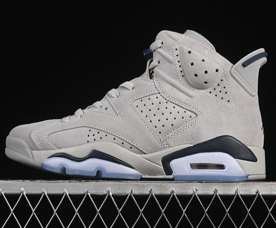 Men's Nike Air Jordan 6 Retro Georgetown 2022 Grey Blue CT8529-012 US 7-13 Sneaker
