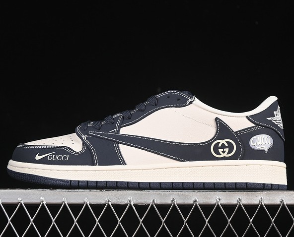 Air Jordan 1 Retro Low OG SP Fragment x Travis Scott White Black LD2025-027 (Men's US7-11 Women's USW5.5-8) Sneaker