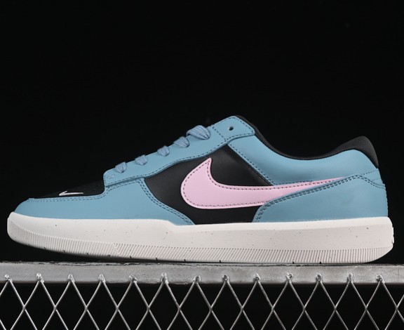 Nike SB Force 58 PRM Denim Turquoise Dark Grey Pink DV5476-400 (Men's US7-11 WMNS USW5-8) Sneaker