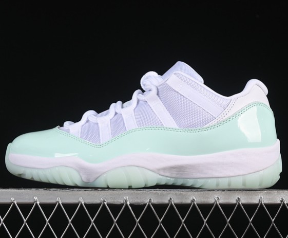 Air Jordan 11 Retro Low Igloo White Green AH7860-103 (Men's US7-13 WMNS USW5.5-8) Sneaker