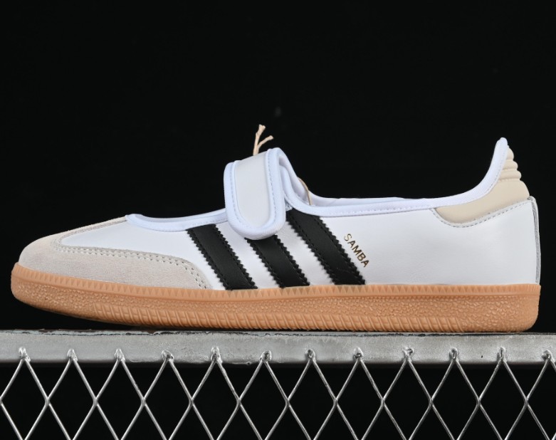 Women's adidas Samba Jane Cloud White Alumina Core Black JR1402 Sneaker