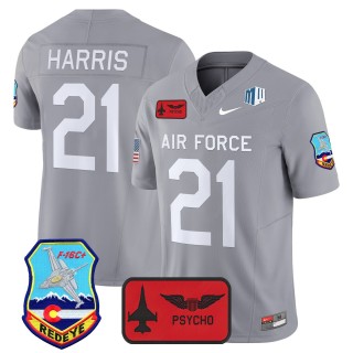 Men's Air Force Falcons #21 Cade Harris 140th Wing F.U.S.E. 2025 'Air Power Legacy Series' Vapor Limited Stitched Football Jersey