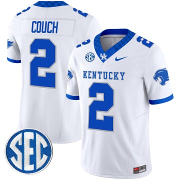 Men's Kentucky Wildcats #2 Tim Couch White F.U.S.E. 2025 Nike Vapor Limited Stitched Football Jersey