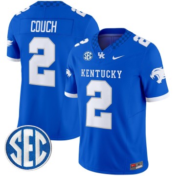 Men's Kentucky Wildcats #2 Tim Couch Royal F.U.S.E. 2025 Nike Vapor Limited Stitched Football Jersey