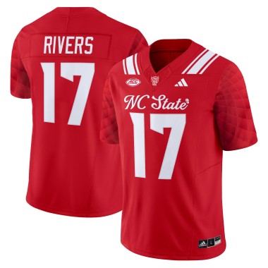 Men's NC State Wolfpack #17 Philip Rivers Red F.U.S.E. 'City of Oaks' Vapor Limited Stitched Football Jersey