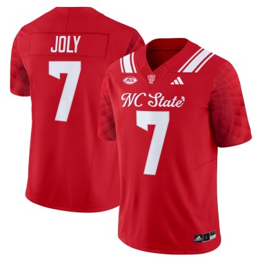 Men's NC State Wolfpack #7 Justin Joly Red F.U.S.E. 'City of Oaks' Vapor Limited Stitched Football Jersey