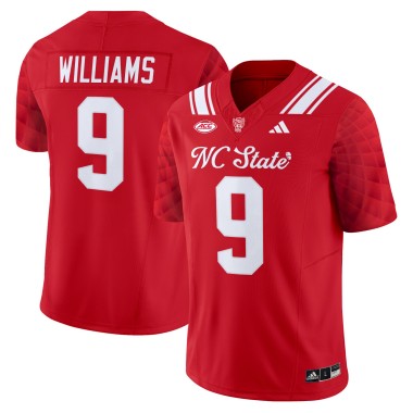 Men's NC State Wolfpack #9 Mario Williams Red F.U.S.E. 'City of Oaks' Vapor Limited Stitched Football Jersey