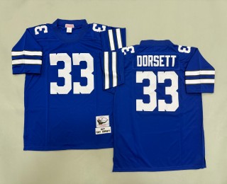 Men's Dallas Cowboys #33 Tony Dorsett Royal 1977 Throwbacks Authentics Mitchell & Ness NFL Jersey