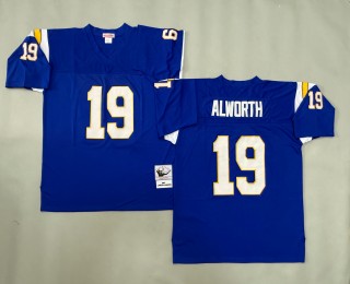 Men's Los Angeles Chargers #19 Lance Alworth Mitchell & Ness 1963 Throwbacks Authentics Royal Jersey