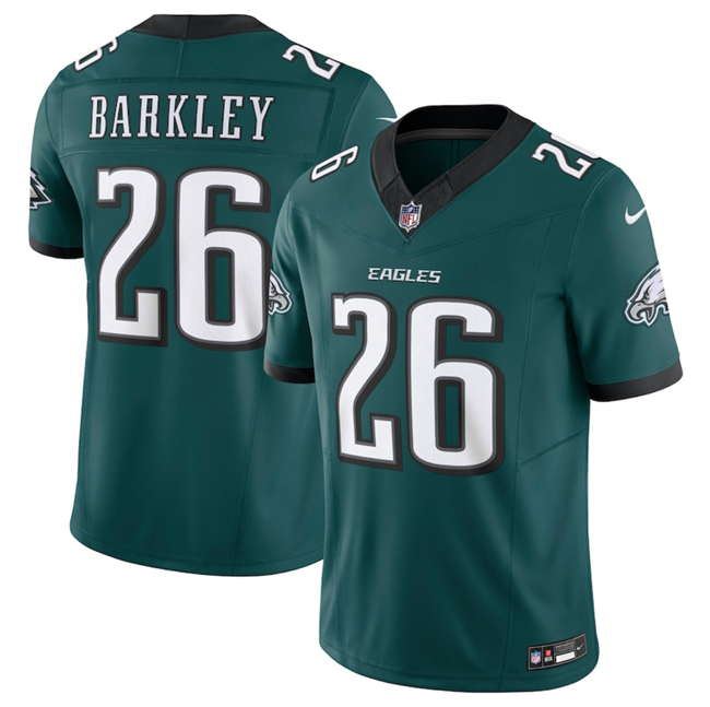 Youth Philadelphia Eagles #26 Saquon Barkley Green New F.U.S.E Vapor Untouchable Limited Stitched Football Jersey
