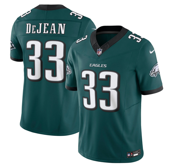 Youth Philadelphia Eagles #33 Cooper DeJean Green New F.U.S.E Vapor Untouchable Limited Stitched Football Jersey
