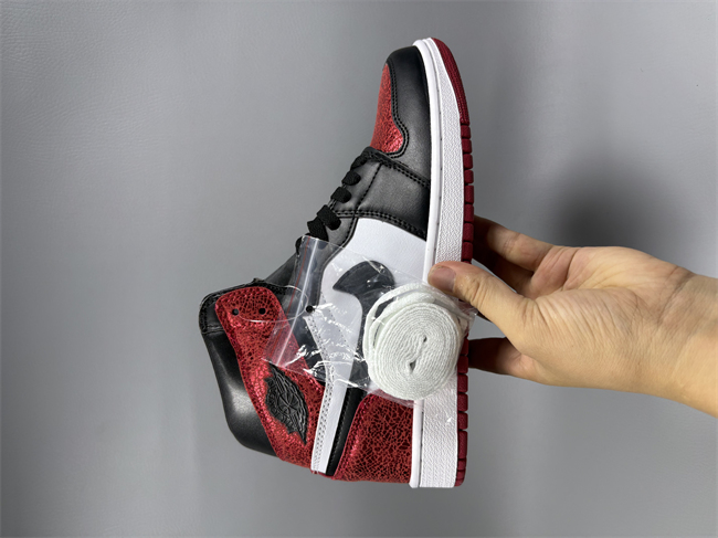 Men's Running Weapon Air Jordan 1 White Red Black Shoes 0729 Sneaker