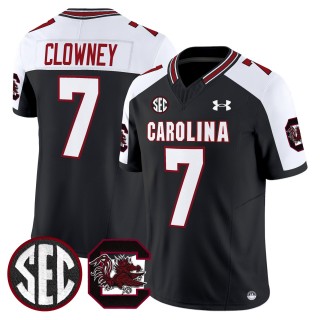 Men's South Carolina Gamecocks #7 Jadeveon Clowney Black Alternate 2025 Vapor Limited Stitched Football Jersey