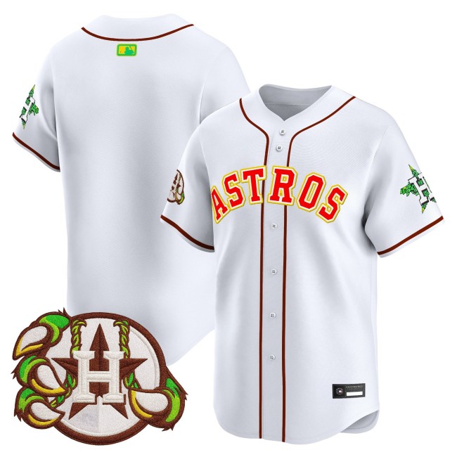 Men's Houston Astros x Hopadillo Karbach Brewing Co. Stitched MLB Limited Jersey - White