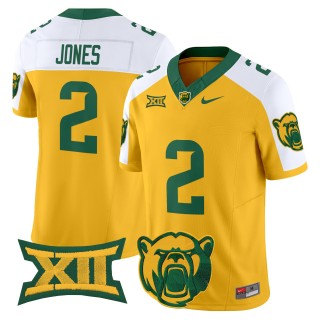 Men's Baylor Bears #2 Matt Jones F.U.S.E. 2025 Vapor Limited Jersey - Gold White
