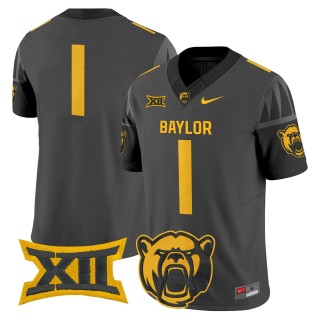 Men's Baylor Bears #1 F.U.S.E. 2025 Vapor Limited Jersey - Black