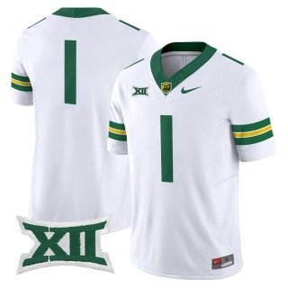 Men's Baylor Bears #1 F.U.S.E. 2025 Vapor Limited Jersey - White
