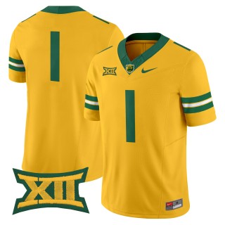 Men's Baylor Bears #1 F.U.S.E. 2025 Vapor Limited Jersey - Gold