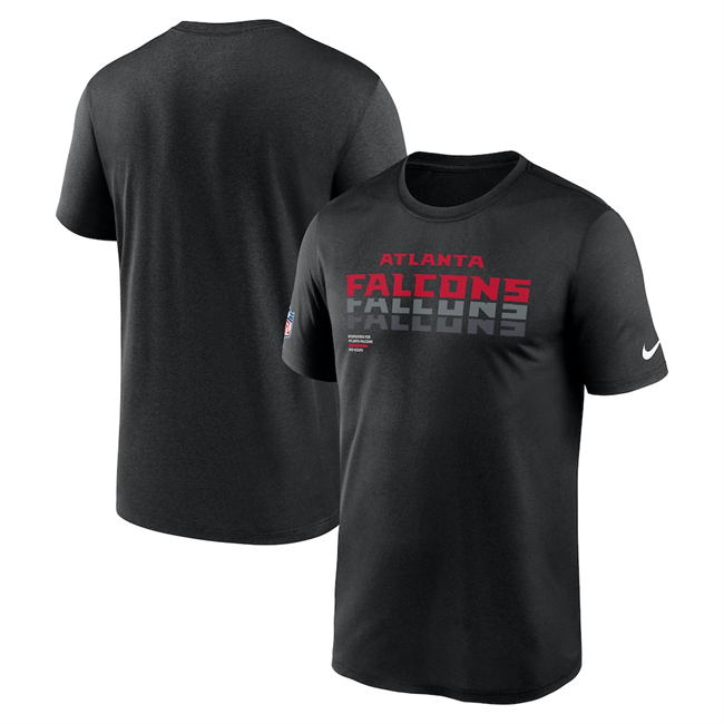 Men's Atlanta Falcons 2025 Black Sideline Legend Dri-FIT T-Shirt