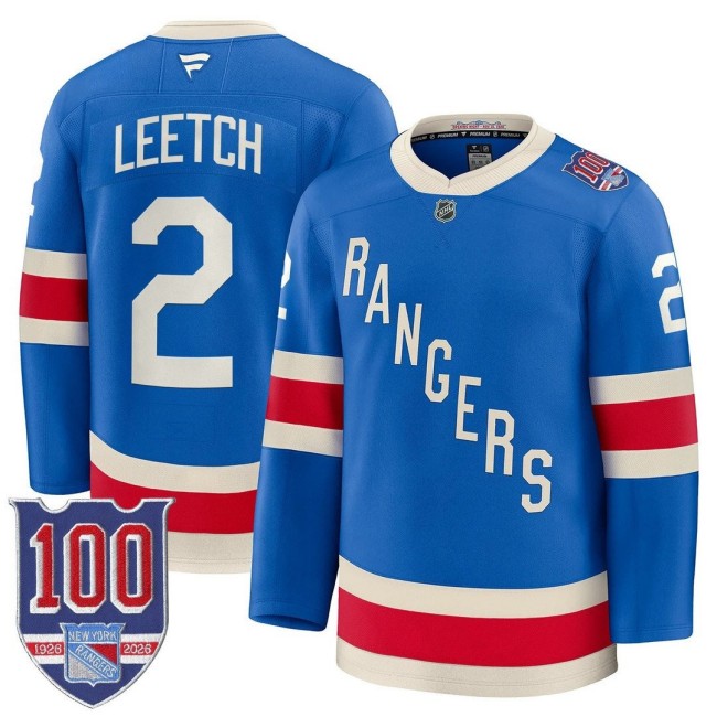 Men's New York Rangers #2 Brian Leetch Blue 1926 Throwback Centennial Stitched Hockey Jersey Men's New York Rangers #2 Brian Leetch Blue 1926 Throwback Centennial Stitched Hockey Jersey