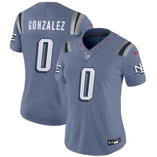 Women's New England Patriots #0 Christian Gonzalez 2025 Rivalries Nike Vapor Limited Stitched Jersey