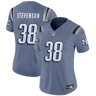 Women's New England Patriots #38 Rhamondre Stevenson 2025 Rivalries Nike Vapor Limited Stitched Jersey