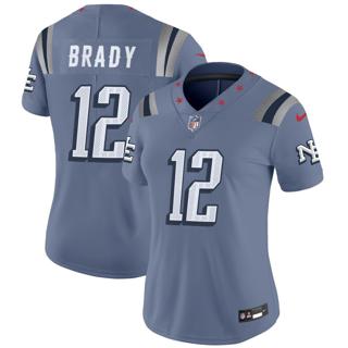Women's New England Patriots #12 Tom Brady 2025 Rivalries Nike Vapor Limited Stitched Jersey