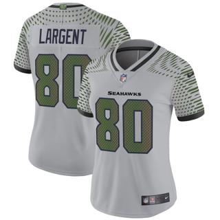 Women's Seattle Seahawks #80 Steve Largent 2025 Rivalries Nike Vapor Limited Stitched Jersey