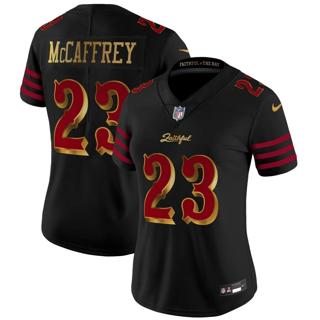 Women's San Francisco 49ers #23 Christian McCaffrey Nike 2025 Rivalries Vapor Limited Jersey