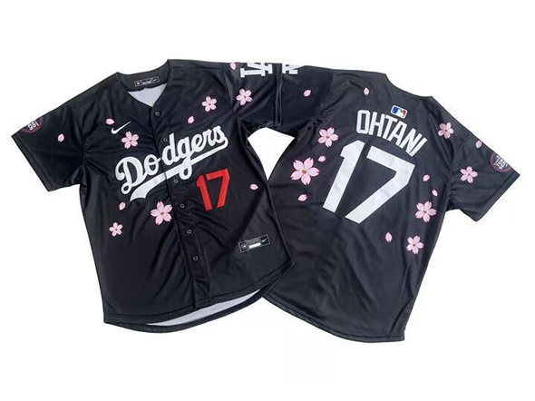 Men's Los Angeles Dodgers Custom Black 2025 Tokyo Series Limited Stitched Baseball Nike Jersey