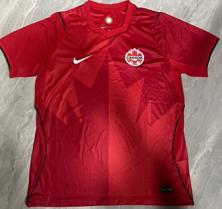 Men's Canada National Team Custom Red 2026 World Cup Home Soccer Jersey Thailand Version A+++