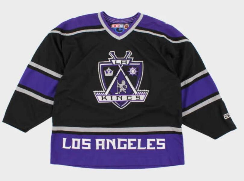 Los Angeles Kings Retro Black Custom Jersey