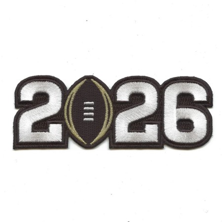 2026 College Football National Championship NCAA Jersey Patch Indiana Miami Oregon
