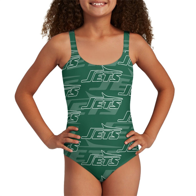 Youth New York Jets Bodysuit Comfortable Swimwear Beachwear Bathing 001(Pls check description for details)