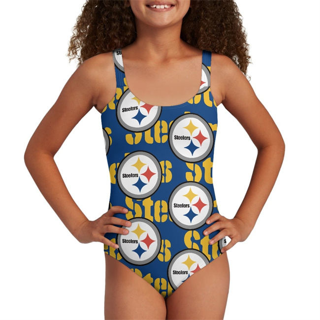 Youth Pittsburgh Steelers Bodysuit Comfortable Swimwear Beachwear Bathing 001(Pls check description for details)