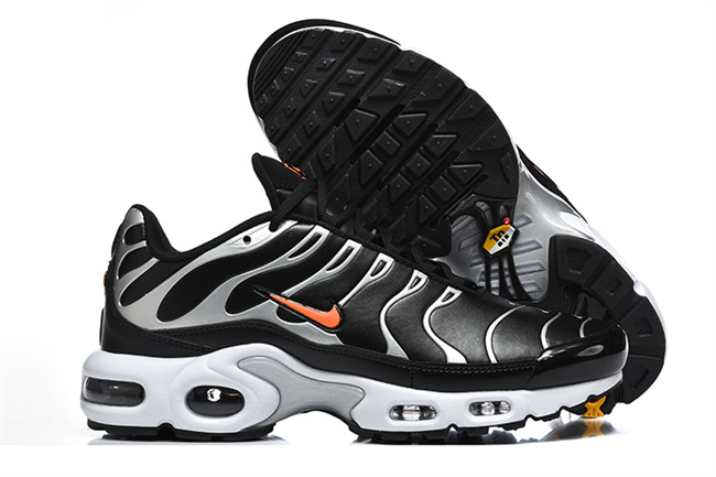 Men's Hot sale Running weapon Air Max TN1 Black-Grey Shoes 057