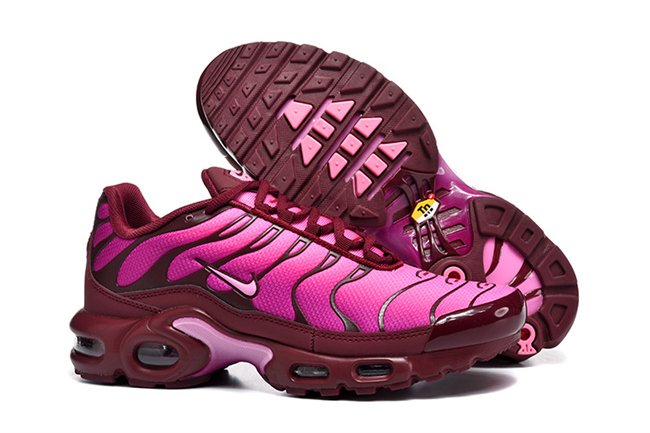 Men's Hot sale Running weapon Air Max TN1 Pink-Red Shoes 053
