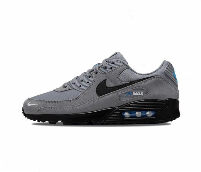 Women's Running weapon Air Max 90 Grey Shoes 073