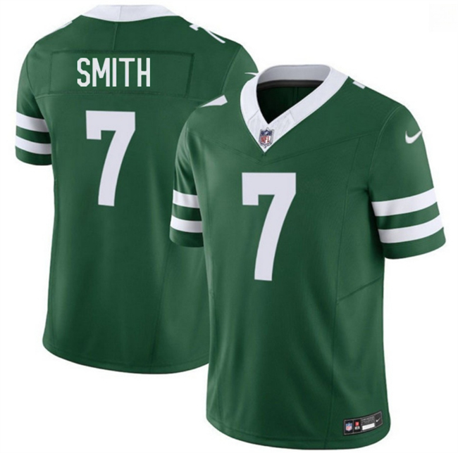 Men's New York Jets #7 Geno Smith Green 2025 F.U.S.E. Vapor Untouchable Limited Stitched Jersey