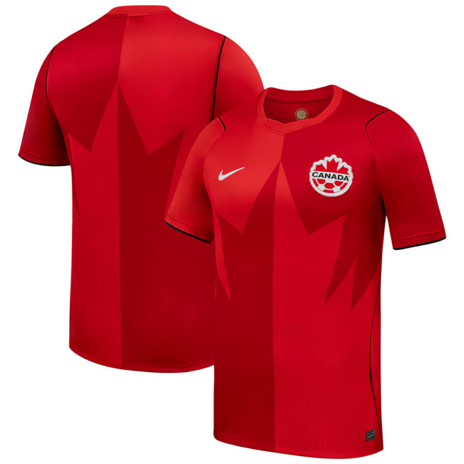 Men's Canada Blank 2026 Red Home Soccer Jersey