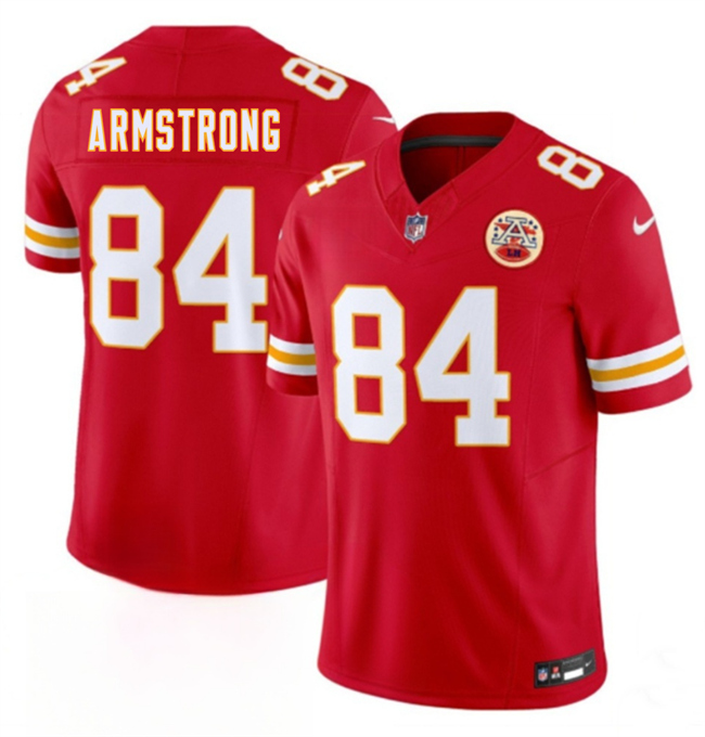 Men's Kansas City Chiefs #84 Andrew Armstrong Red 2026 F.U.S.E. Vapor Untouchable Limited Stitched Football Jersey