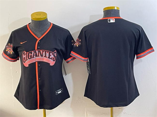 Youth San Francisco Giants Blank Black 2026 Alternate Stadium Stitched Baseball Jersey
