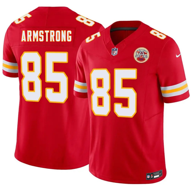 Men’s Kansas City Chiefs #85 Andrew Armstrong Red 2026 F.U.S.E. Vapor Untouchable Limited Stitched Football Jersey