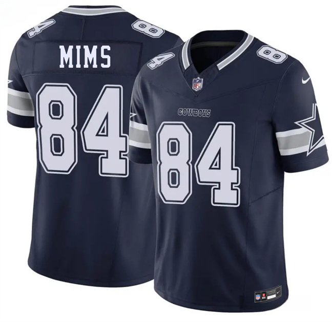 Men's Dallas Cowboys #84 Denzel Mims Navy 2026 F.U.S.E Vapor Untouchable Limited Stitched Football Jersey