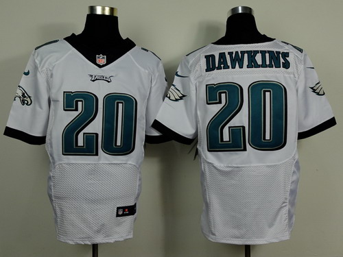 Nike Philadelphia Eagles #20 Brian Dawkins 2014 White Elite Jersey